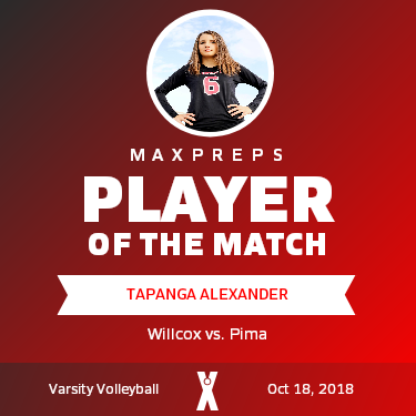 #6 Tapanga Alexander Player of the Game badge