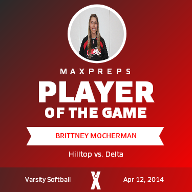 #6 Brittney Mocherman Player of the Game badge