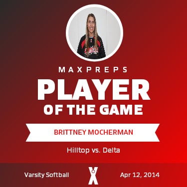 #6 Brittney Mocherman Player of the Game badge