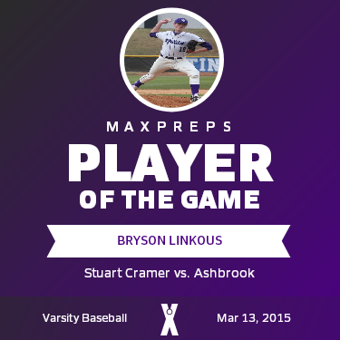 #18 Bryson Linkous Player of the Game badge