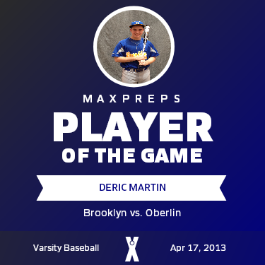 #38 Deric Martin Player of the Game badge