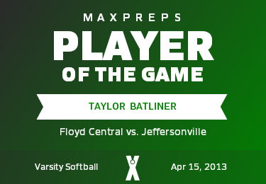 #4 Taylor  Batliner Player of the Game badge