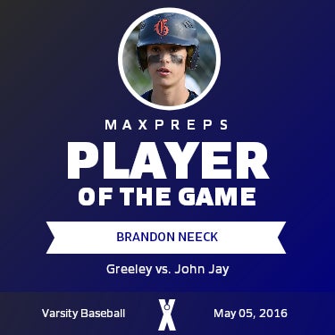 #5 Brandon Neeck Player of the Game badge