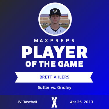 #4 Brett  Ahlers Player of the Game badge