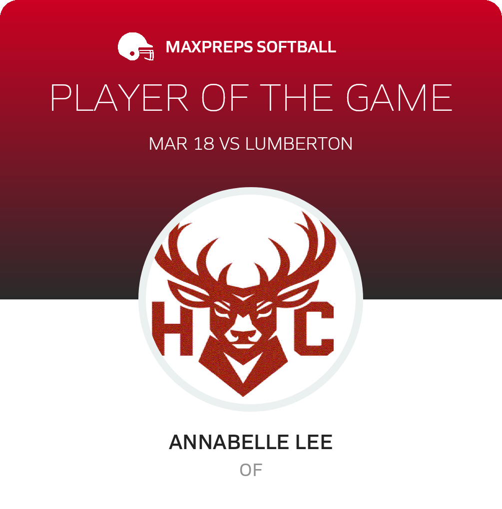 #5 Annabelle Lee Player of the Game badge