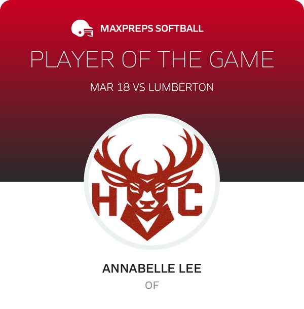 #5 Annabelle Lee Player of the Game badge