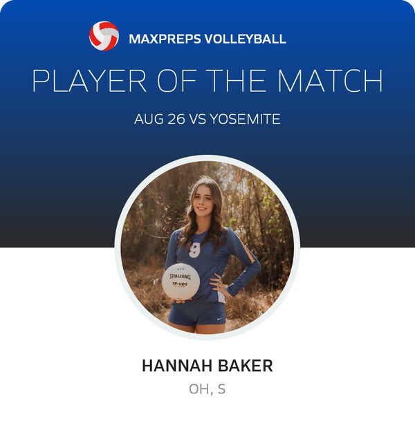 #9 Hannah Baker Player of the Game badge