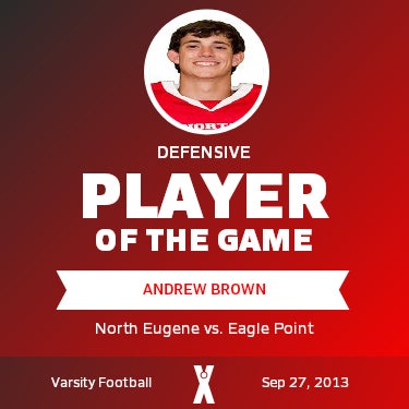 #51 Andrew Brown Player of the Game badge