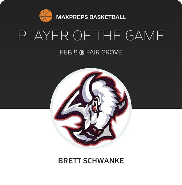#11 Brett Schwanke Player of the Game badge