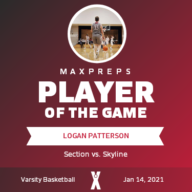 #35 Logan Patterson Player of the Game badge