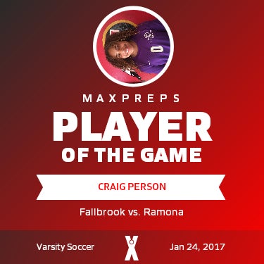 #0 Craig Person Player of the Game badge