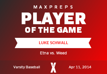 #2 Luke Schwall Player of the Game badge