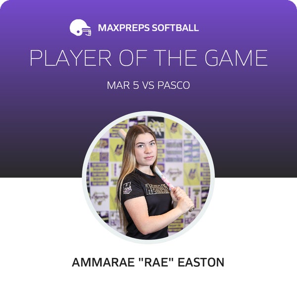 #8 A. EASTON Player of the Game badge