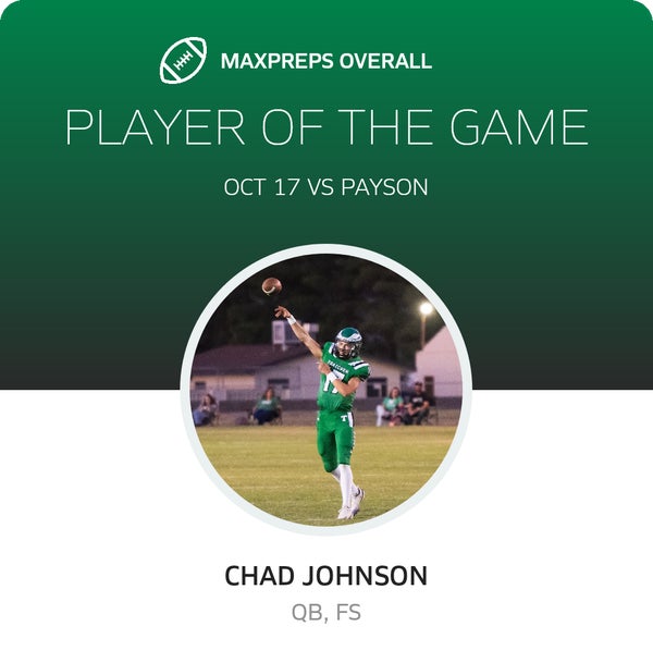 #17 Chad Johnson Player of the Game badge