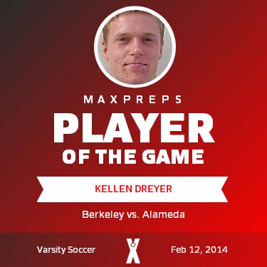 #18 Kellen Dreyer Player of the Game badge