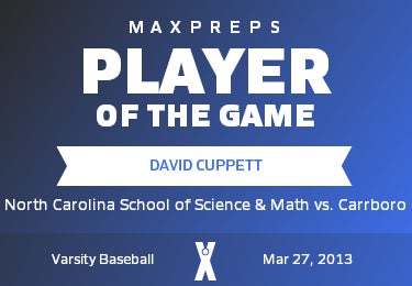 #15 David Cuppett Player of the Game badge
