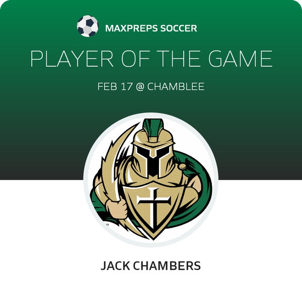 #7 Jack Chambers Player of the Game badge