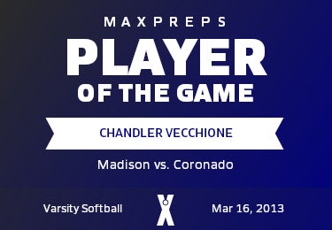 # 7 Chandler Vecchione Player of the Game badge