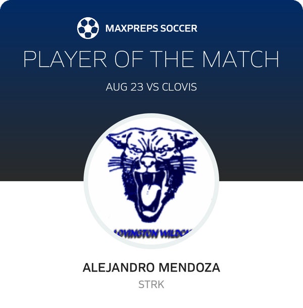 #7 Alejandro Mendoza Player of the Game badge