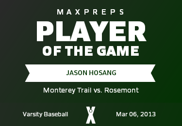 #6 Jason Hosang Player of the Game badge