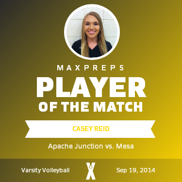 #12 Casey Reid Player of the Game badge