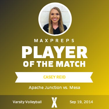 #12 Casey Reid Player of the Game badge