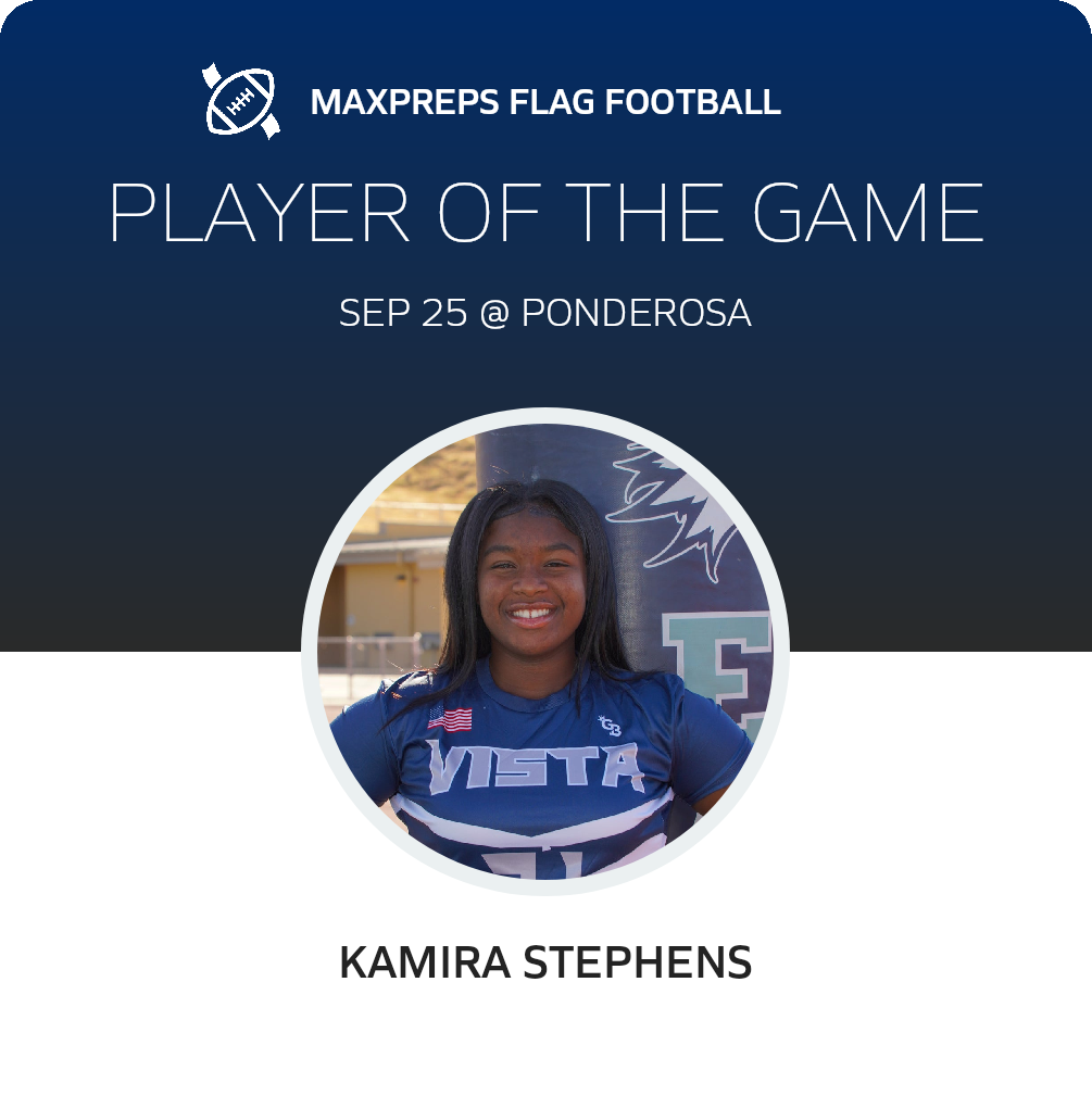 #31 Kamira Stephens Player of the Game badge