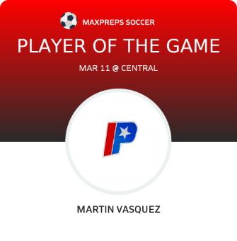 #3 Martin Vasquez Player of the Game badge