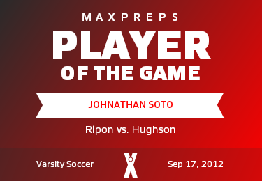 #3 Johnathan Soto Player of the Game badge