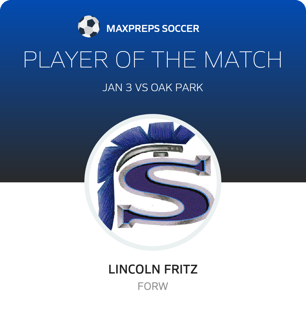 #9 Lincoln Fritz Player of the Game badge