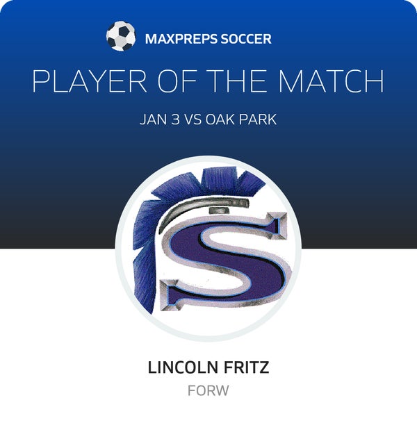 #9 Lincoln Fritz Player of the Game badge