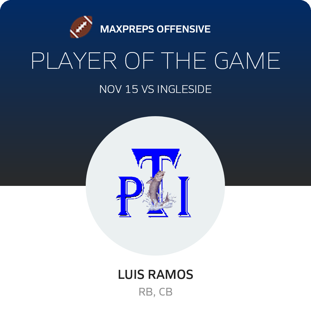 #3 Luis Ramos Player of the Game badge