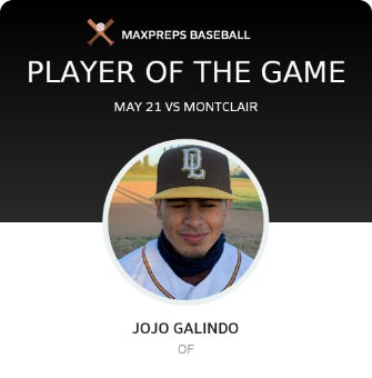 #22 JoJo Galindo Player of the Game badge