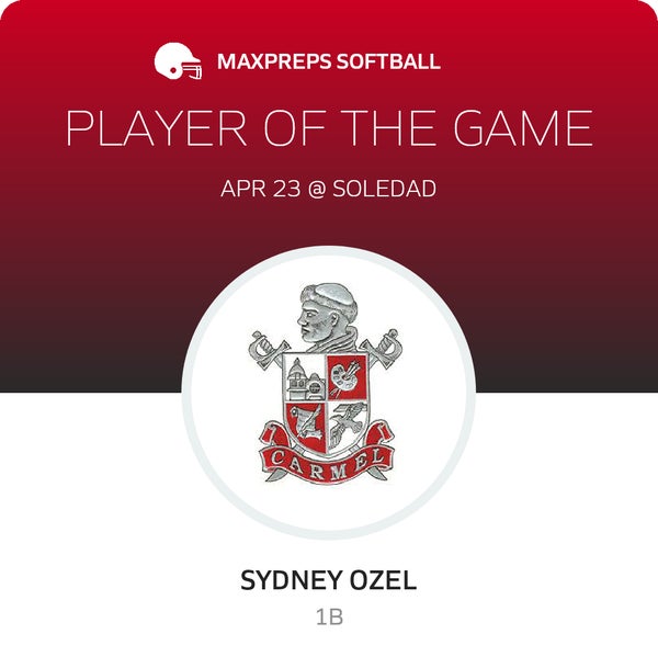 #11 Sydney Ozel Player of the Game badge