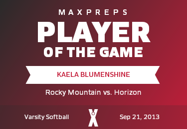 #12 Kaela Blumenshine Player of the Game badge