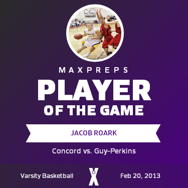 #12 Jacob Roark Player of the Game badge