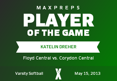 #30 Katelin Dreher Player of the Game badge