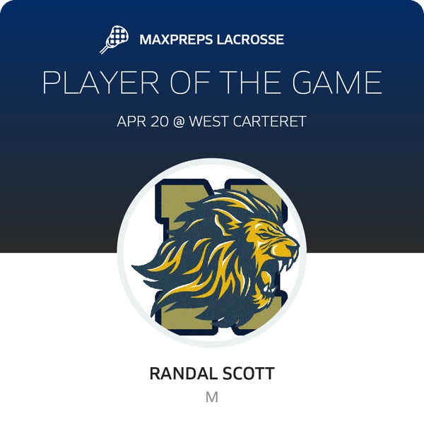#6 Randal Scott Player of the Game badge