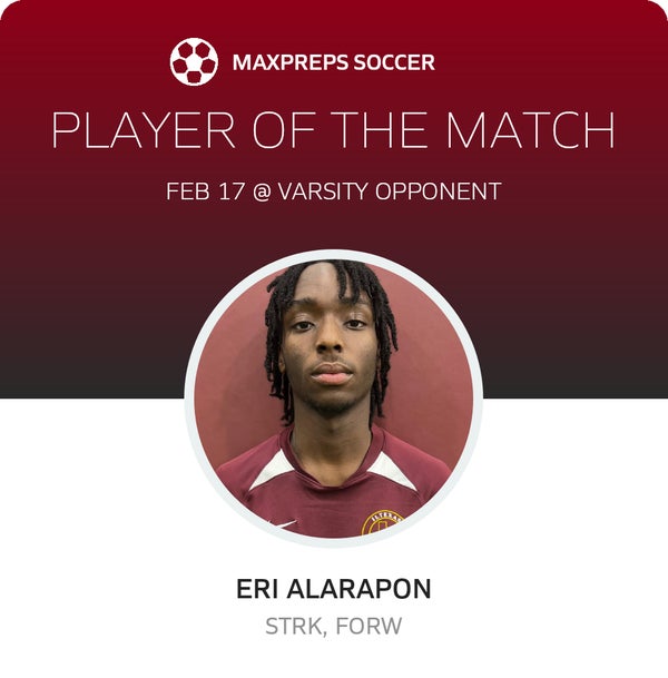 #2 Eri Alarapon Player of the Game badge
