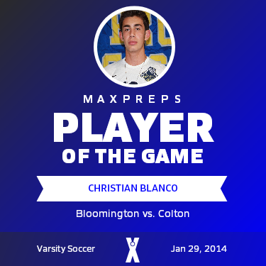 #18 Christian Blanco Player of the Game badge