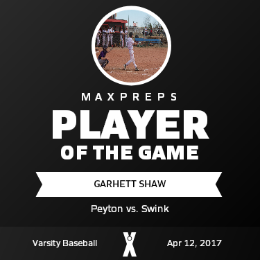#7 Garhett Shaw Player of the Game badge