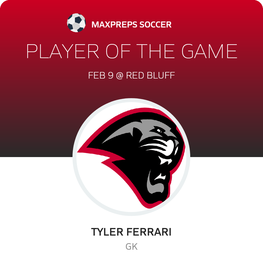 #1 Tyler Ferrari Player of the Game badge