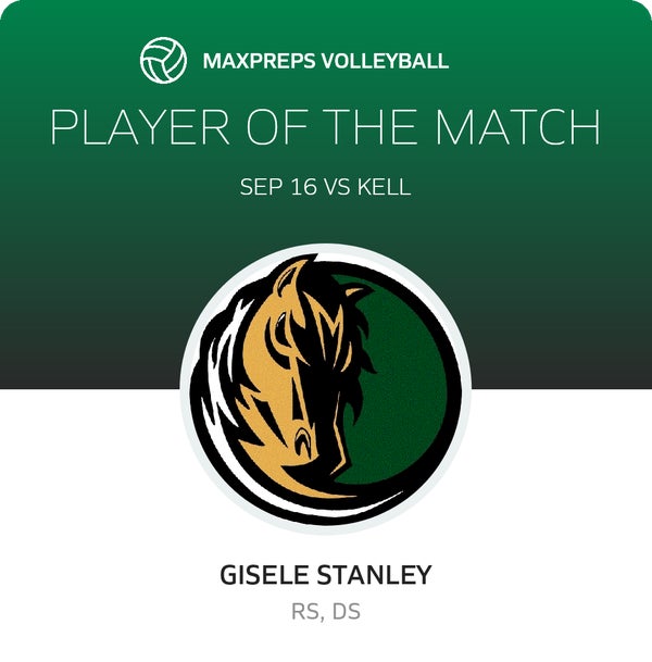 #3 Gisele Stanley Player of the Game badge