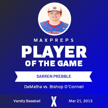 #18 Darren Prebble Player of the Game badge