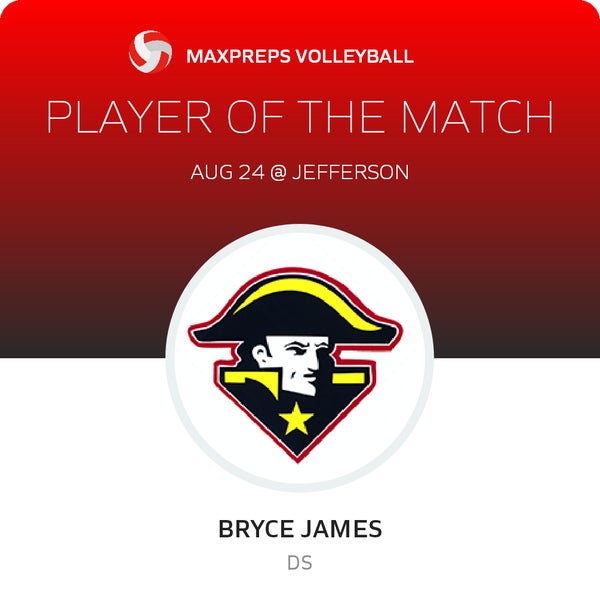 #3 Bryce James Player of the Game badge