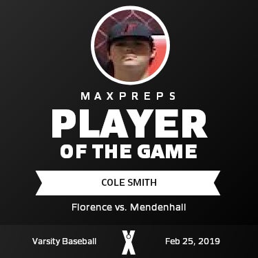 #5 Cole Smith Player of the Game badge