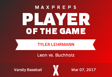 #1 Tyler Lehrmann Player of the Game badge