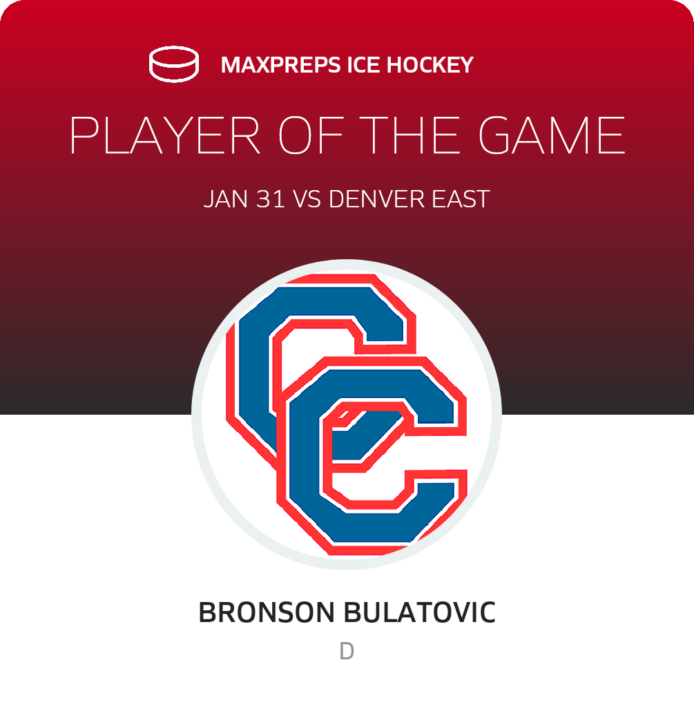 #22 Bronson Bulatovic Player of the Game badge