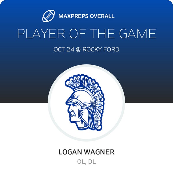 #87 Logan Wagner Player of the Game badge