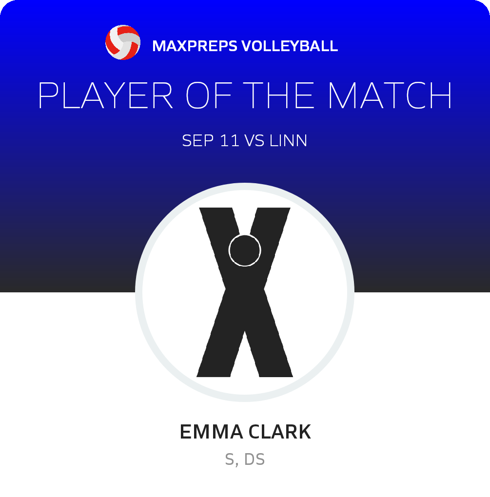 #38 Emma Clark Player of the Game badge